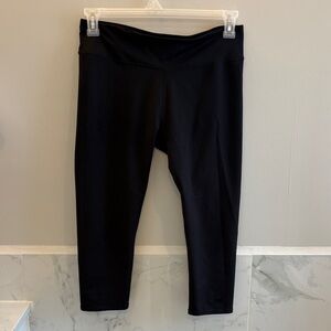 Fabletics Black Cropped Athletic Leggings